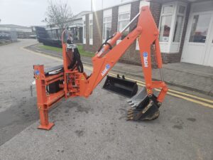 Ex-Demo Rinieri Heavy Duty Tractor 3-Point linkage mounted backhoe for compact tractors