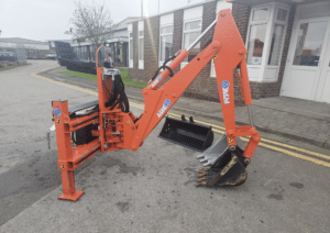 Ex-Demo Rinieri Heavy Duty Tractor 3-Point linkage mounted backhoe for compact tractors
