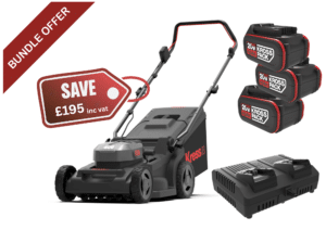 Kress KG748 Lawn Mower Bundle - 40v