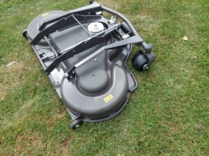 New / Shop soiled old stock Husqvarna Combi 122 Cutter deck to fit the professional P524 Petrol out front rider
