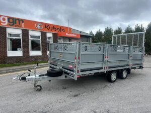 1 of Ex Hire Brain James Connect 4.5m x 2.15m 3500kg goods carrying trailer